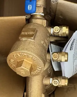 Backflow preventer — HiTrend Plumbers job