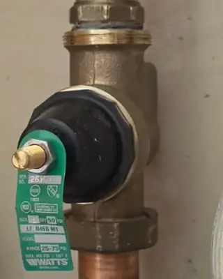 Pressure reducing valve — HiTrend Plumbers job