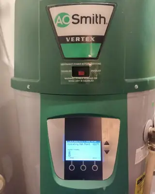 A.O. Smith Vertex repair — HiTrend Plumbers job