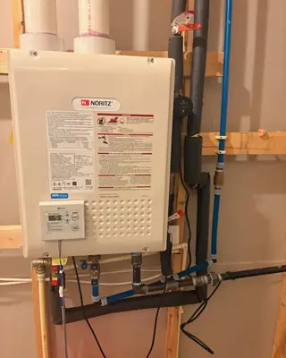 Noritz tankless — HiTrend Plumbers job
